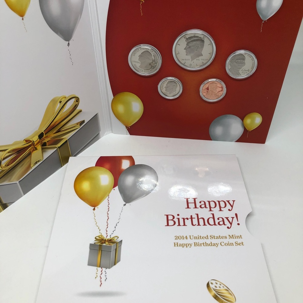 United States Mint Happy Birthday 2014 Coin Set